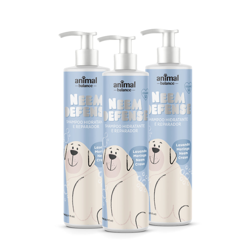 3 Shampoo Neem Defense - Repelente